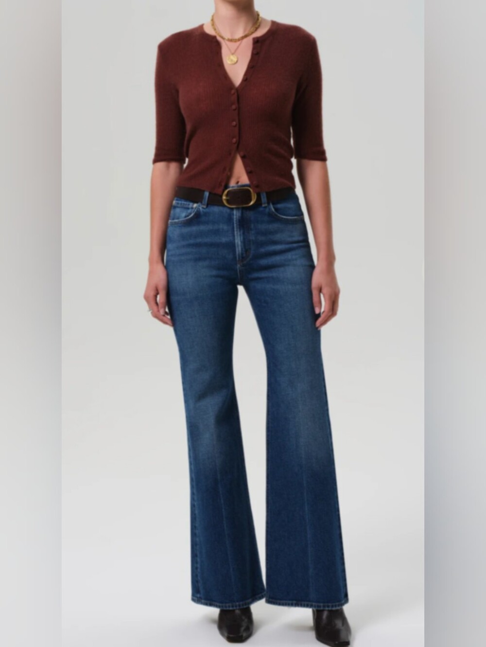 Citizens of Humanity Kimberly High Rise 70s Flare Jeans in Cruise Size 25